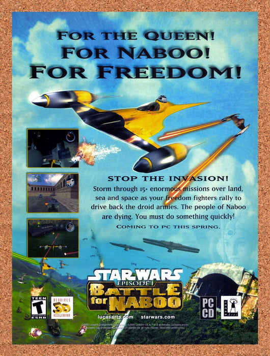 2003 Star Wars Battle For Naboo Original Ad - for just $17.99! 