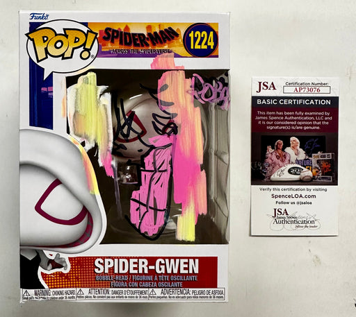 Robbi Rodriguez Signed & Remarked Spider-Gwen Verse Funko Pop! #1224 Marvel 2023 - for just $140! 