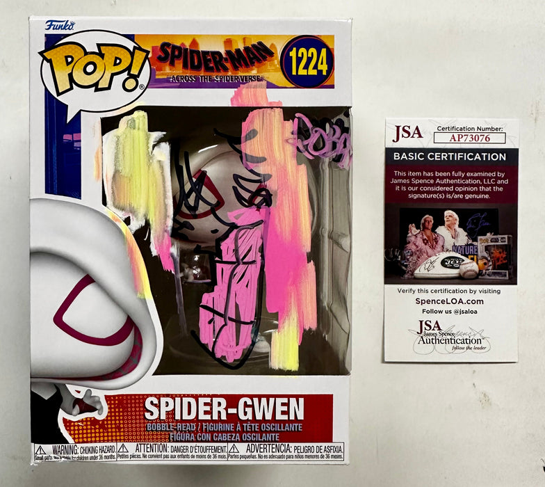 Robbi Rodriguez Signed & Remarked Spider-Gwen Verse Funko Pop! #1224 Marvel 2023 - for just $140! 