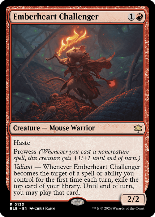 Emberheart Challenger (BLB-133) - Bloomburrow - for just $0.24! 