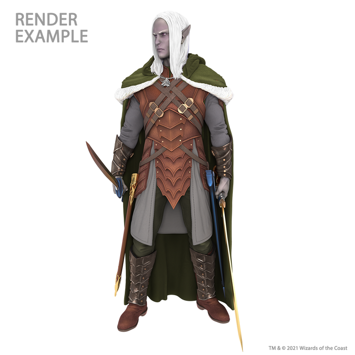 D&D: Full-Sized Drizzt Foam Statue - for just $1500! 