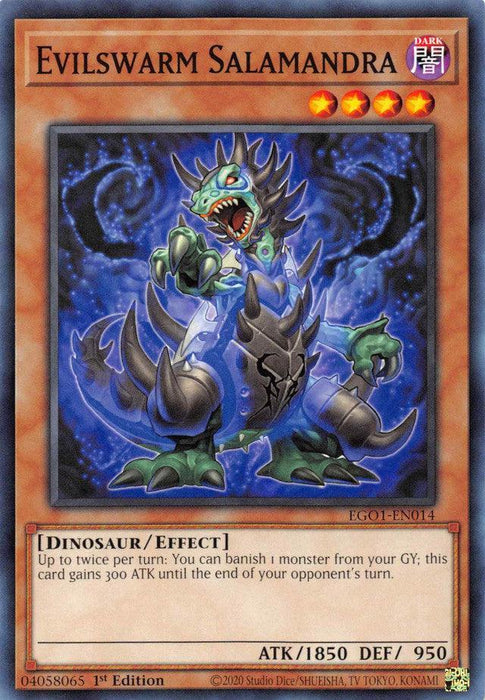 Evilswarm Salamandra [EGO1-EN014] Common - for just $0.10! 