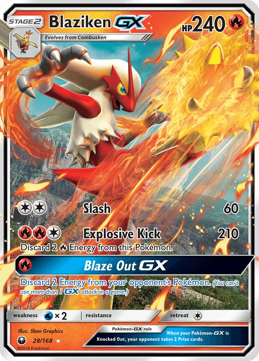 Blaziken GX (28/168) [Sun & Moon: Celestial Storm] - for just $5! 