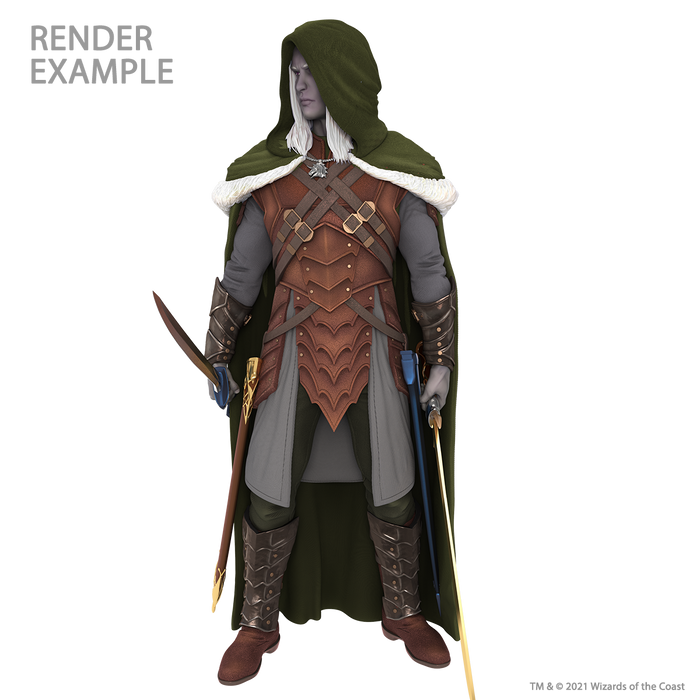 D&D: Full-Sized Drizzt Foam Statue - for just $1500! 