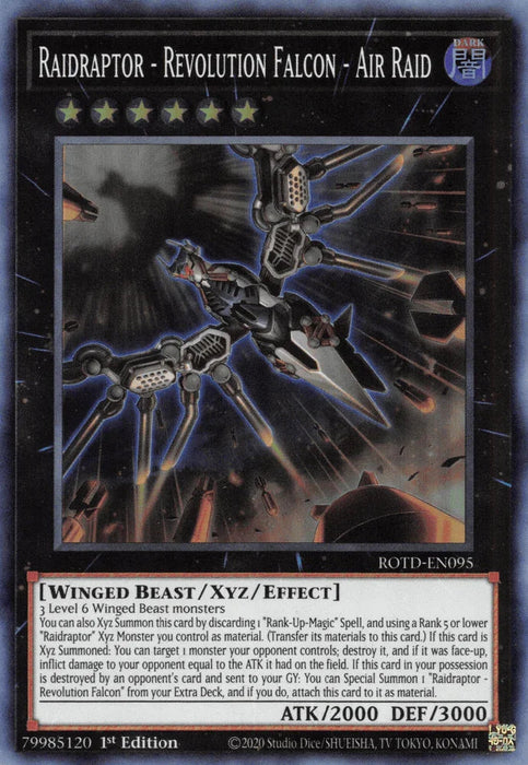 Raidraptor - Revolution Falcon - Air Raid [ROTD-EN095] Super Rare - for just $0.25! 