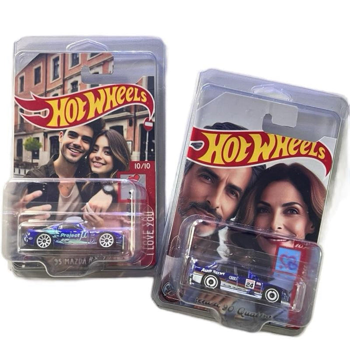 Custom Made Diecast 1:64 + Protector Case Hot wheels for any occasion - for just $26.99! 