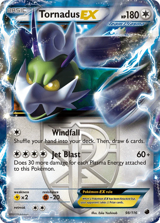 Tornadus EX (98/116) [Black & White: Plasma Freeze] - for just $7.10! 