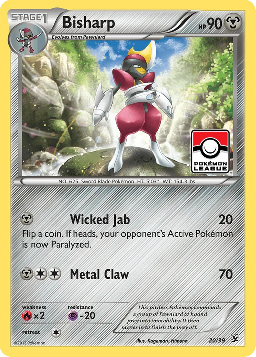 Bisharp (20/39) [XY: Kalos Starter Set] - for just $0.25! 