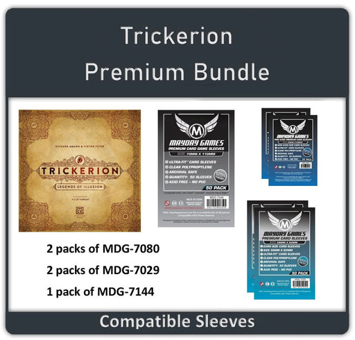 "Trickerion: Legends of Illusion" Compatible Card Sleeve Bundle - for just $9.25! 