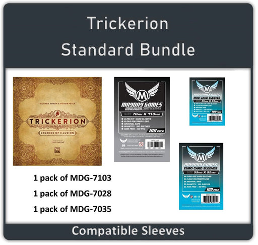 "Trickerion: Legends of Illusion" Compatible Card Sleeve Bundle - for just $9.25! 