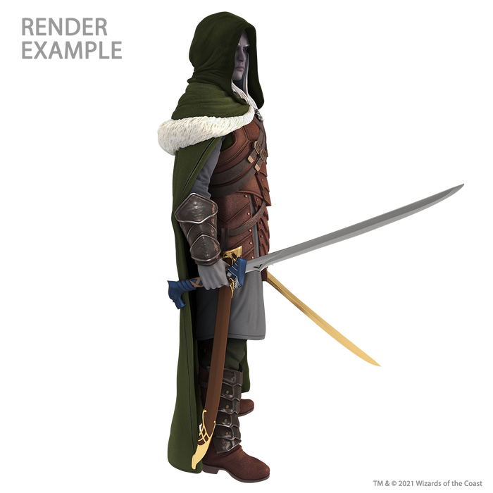 D&D: Full-Sized Drizzt Foam Statue - for just $1500! 