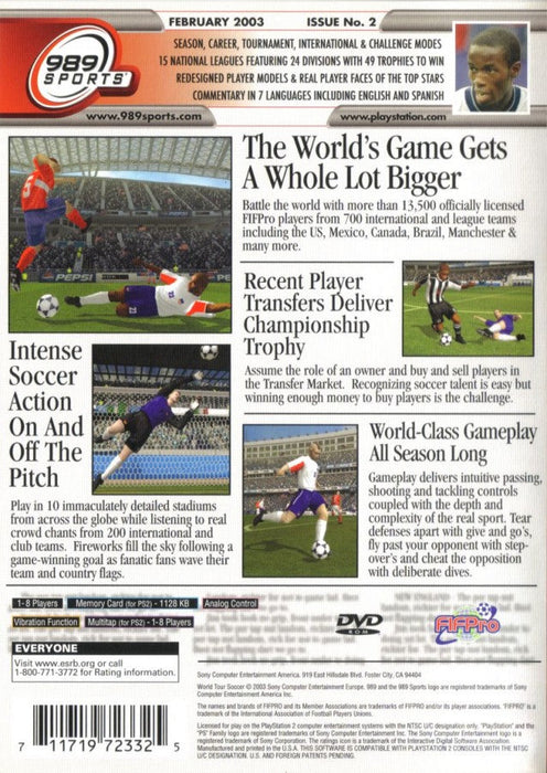 World Tour Soccer 2003 – PlayStation 2 (PS2) - for just $2.99! 