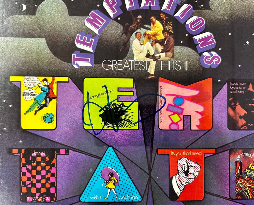 Otis Williams Signed & Framed Temptations: Greatest Hits II Vinyl With JSA COA - for just $150! 