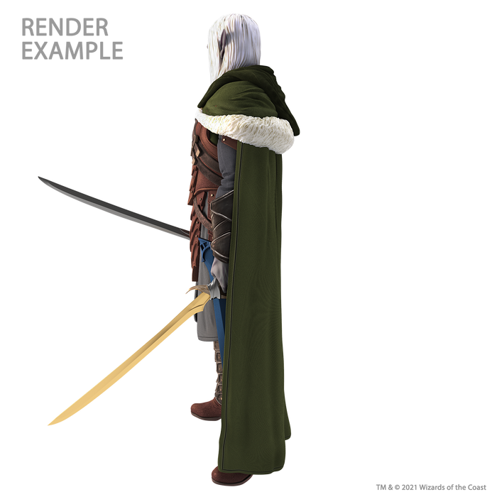 D&D: Full-Sized Drizzt Foam Statue - for just $1500! 