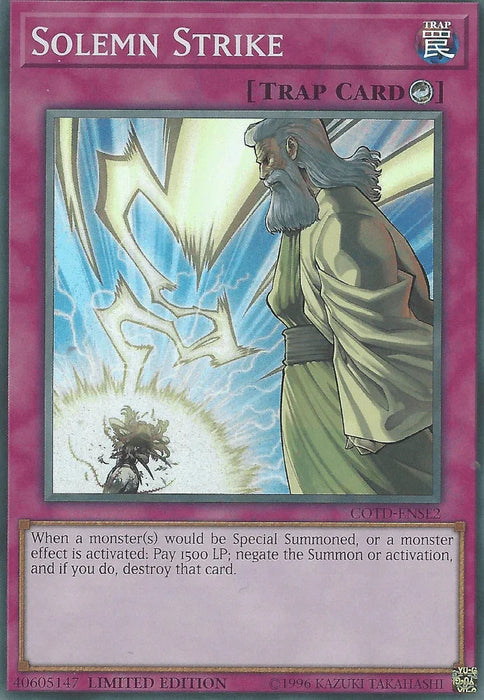 Solemn Strike [COTD-ENSE2] Super Rare - for just $0.20! 