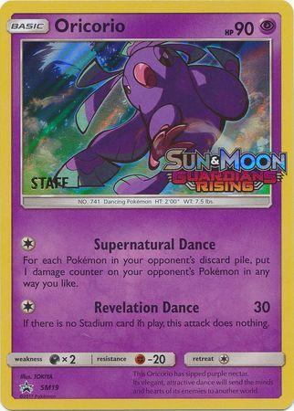 Oricorio (SM19) (Staff Prerelease Promo) [Sun & Moon: Black Star Promos] - for just $8.25! 