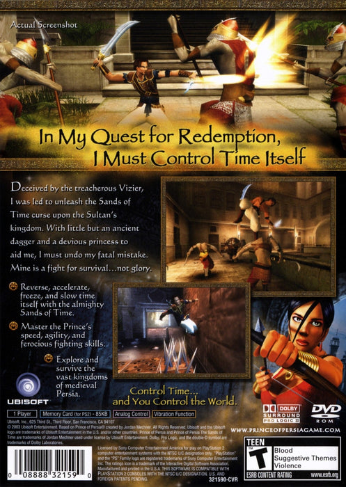 Prince of Persia: The Sands of Time [Greatest Hits] – PlayStation 2 (PS2) - for just $6.99! 
