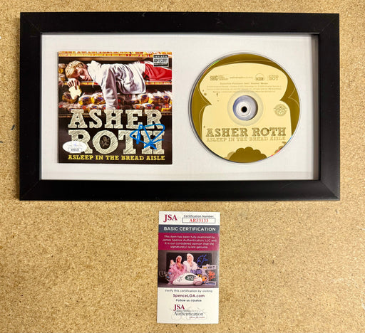 Asher Roth Signed “Asleep In The Bread Aisle” (2009) Framed CD With JSA COA - for just $130! 