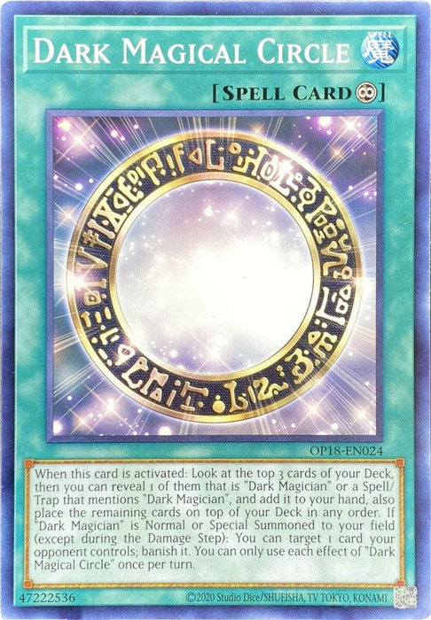 Dark Magical Circle [OP18-EN024] Common - for just $0.10! 