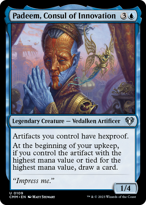 Padeem, Consul of Innovation (CMM-109) - Commander Masters - for just $0.66! 