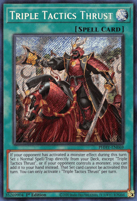 Triple Tactics Thrust [PHHY-EN069] Secret Rare - for just $2.10! 