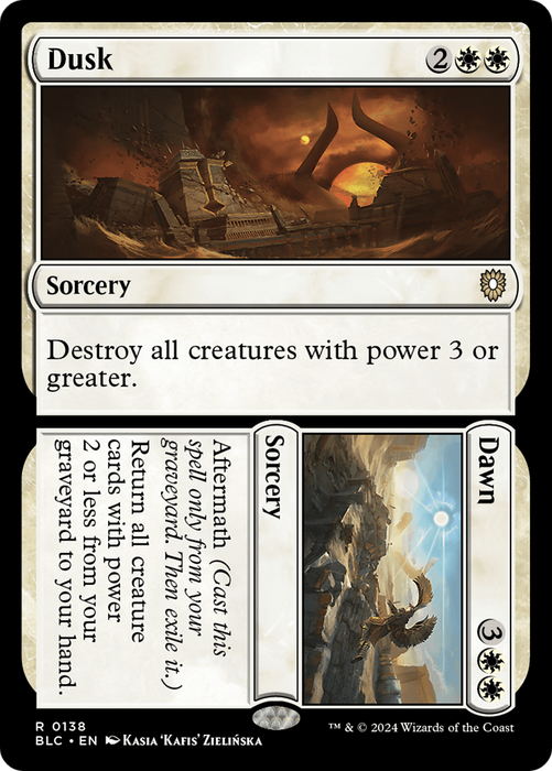 Dusk // Dawn (BLC-138) - Bloomburrow Commander - for just $0.09! 