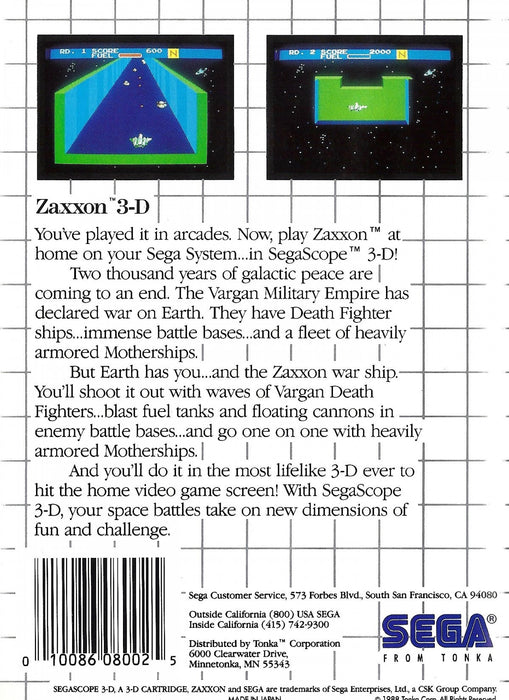 Zaxxon 3D – Sega Master System (SMS) - for just $9.99! 