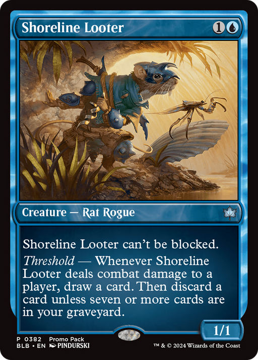 Shoreline Looter (PPBLB-382) - Bloomburrow Foil - for just $0.34! 