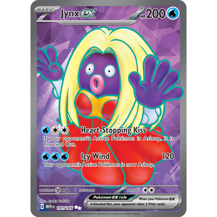 Jynx ex (191/165) [Scarlet & Violet: 151] - Just $5.65! Shop now at Retro Gaming of Denver