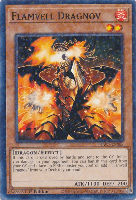 Flamvell Dragnov (Duel Terminal) [HAC1-EN065] Common - for just $0.10! 