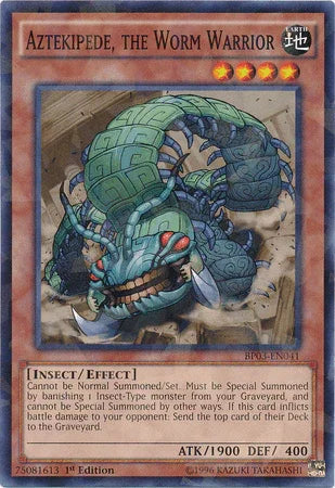 Aztekipede, the Worm Warrior [BP03-EN041] Shatterfoil Rare - for just $0.50! 