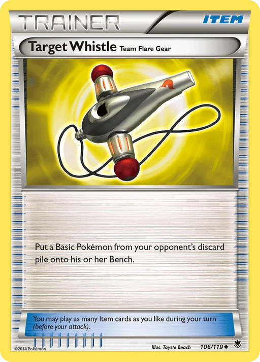 Target Whistle Team Flare Gear (106/119) [XY: Phantom Forces] - for just $0.15! 