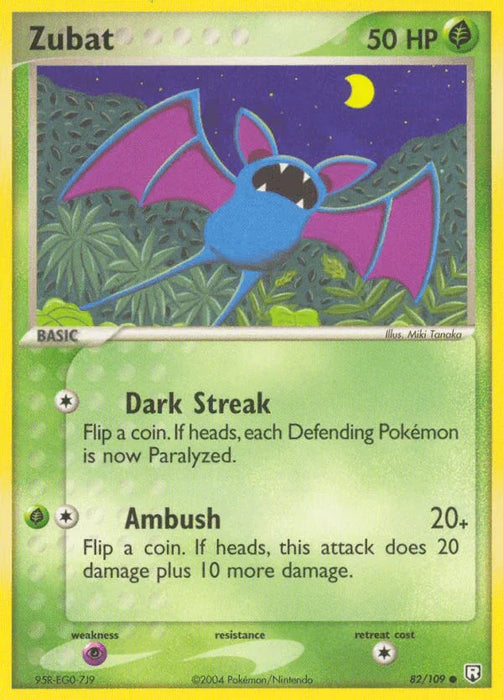 Zubat (82/109) [EX: Team Rocket Returns] - for just $0.35! 