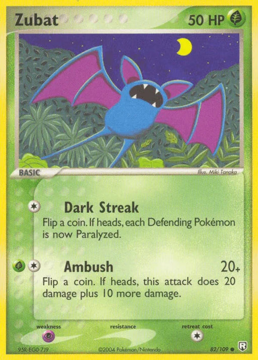 Zubat (82/109) [EX: Team Rocket Returns] - for just $0.50! 