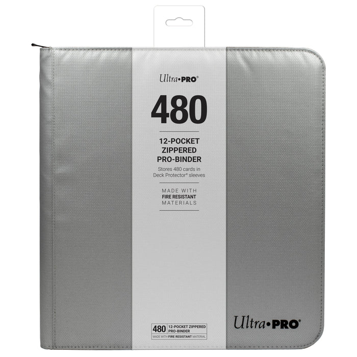 Ultra PRO: 12-Pocket Zippered PRO-Binder (Silver) - Just $0! Shop now at Retro Gaming of Denver