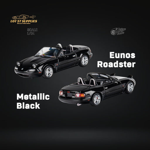 MicroTurbo Eunos Roadster MX-5 Customized Metallic Black 1:64 Limited to 1,000 Pcs - for just $34.99! 