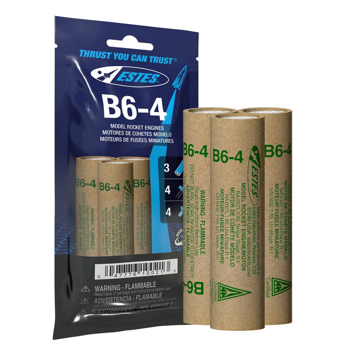 Estes Rockets - B6-4 Engines (3pk) - for just $12.99! 