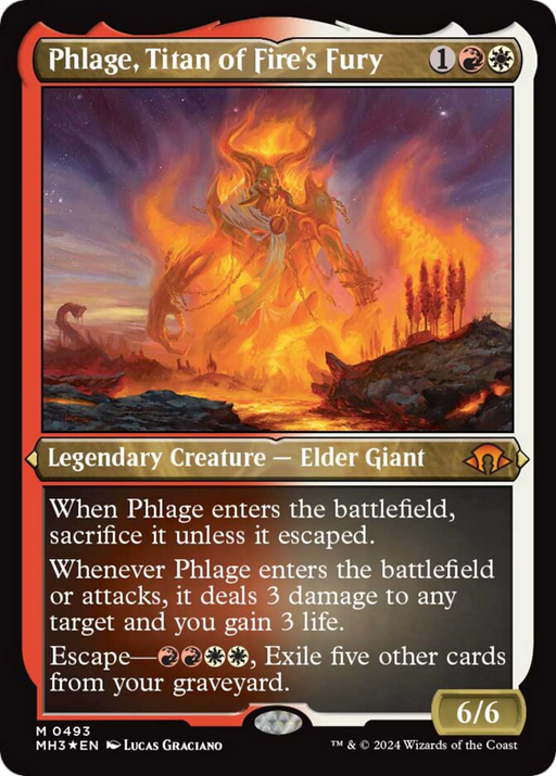 Phlage, Titan of Fire's Fury (Foil Etched) [Modern Horizons 3] - Just $23.95! Shop now at Retro Gaming of Denver