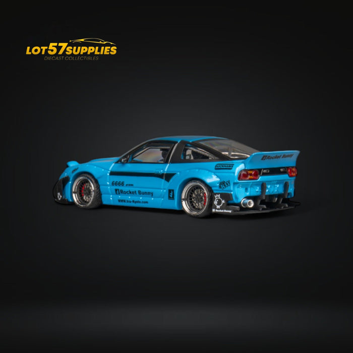 MicroTurbo Nissan 180SX Pandem Rocket Bunny Baby Blue 1:64 - for just $44.99! 
