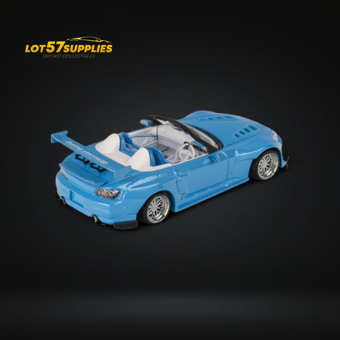 (Pre-Order) Microturbo S2000 Custom Rocket Bunny in Metallic Blue 1:64 - for just $44.99! 