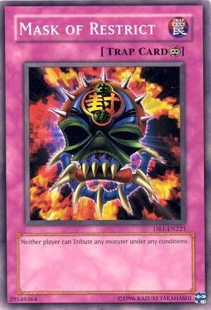 Mask of Restrict [DB1-EN221] Common - for just $1.50! 