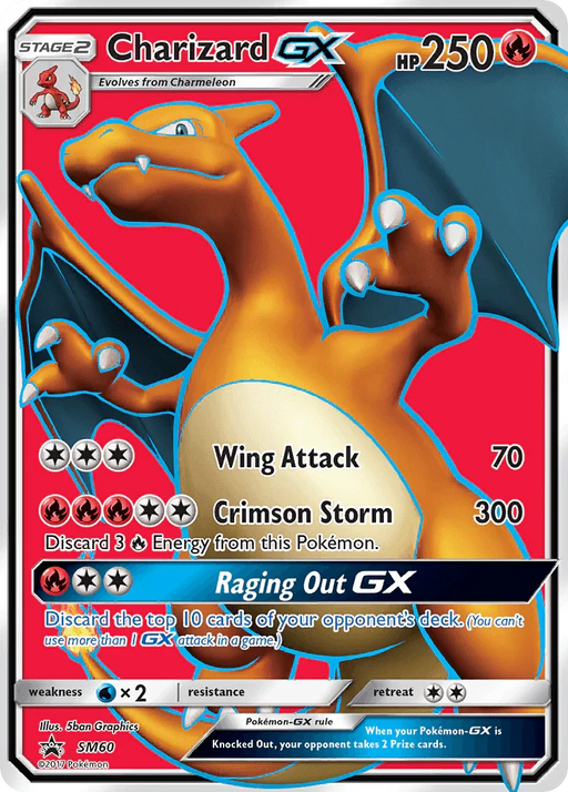 Charizard GX (SM60) (Jumbo Card) [Sun & Moon: Black Star Promos] - for just $10.15! 