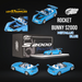 (Pre-Order) Microturbo S2000 Custom Rocket Bunny in Metallic Blue 1:64 - for just $44.99! 
