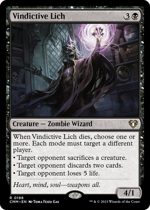 Vindictive Lich (CMM-196) - Commander Masters - for just $0.11! 