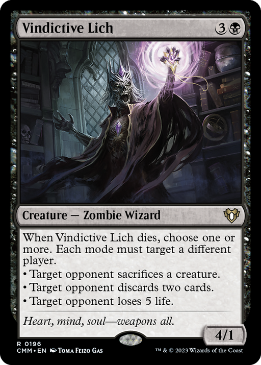 Vindictive Lich (CMM-196) - Commander Masters - for just $0.11! 
