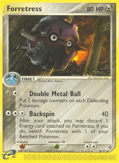 Forretress (28/97) [EX: Dragon] - for just $0.60! 