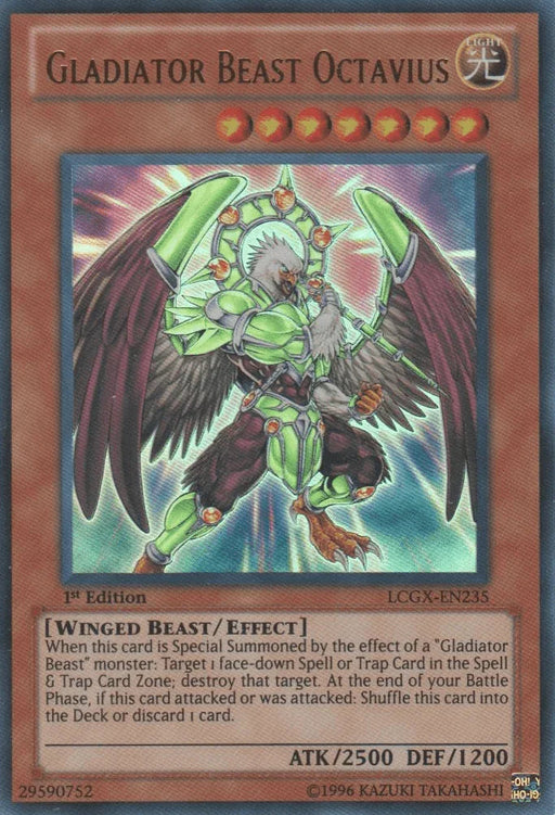 Gladiator Beast Octavius [LCGX-EN235] Ultra Rare - for just $0.25! 