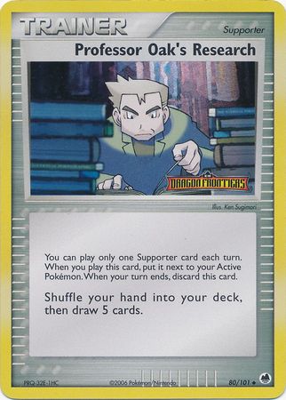 Professor Oak's Research (80/101) (Stamped) [EX: Dragon Frontiers] - Just $0.60! Shop now at Retro Gaming of Denver