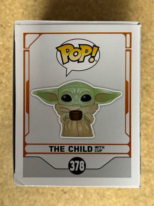 Funko Pop! Star Wars Grogu With Cup #378 Mandalorian 2020 Baby Yoda Child - for just $8! 