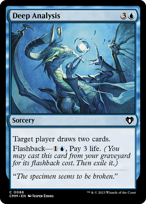 Deep Analysis (CMM-086) - Commander Masters - for just $0.06! 
